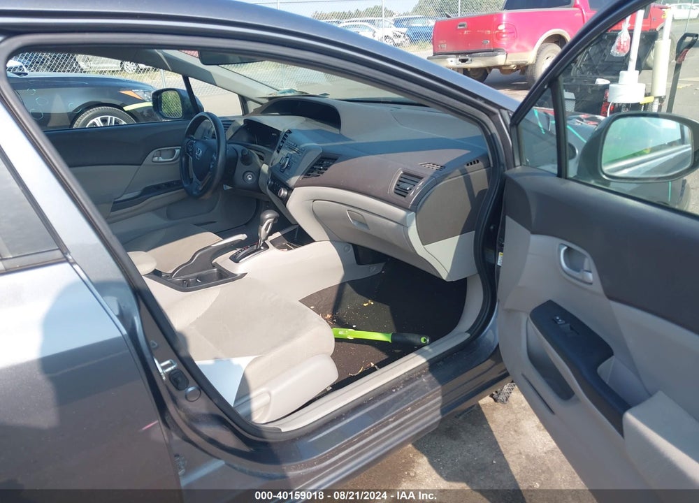 2012 HONDA CIVIC LX VIN: 19XFB2F51CE012348