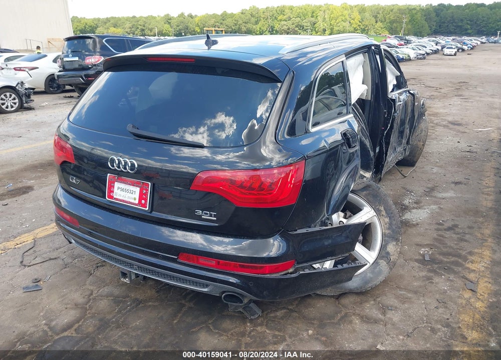 2014 AUDI Q7 3.0T S LINE PRESTIGE VIN: WA1DGAFE7ED004689