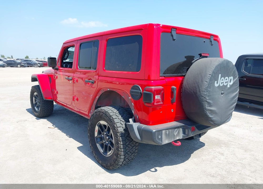 2019 JEEP WRANGLER UNLIMITED RUBICON 4X4 VIN: 1C4HJXFGXKW581309