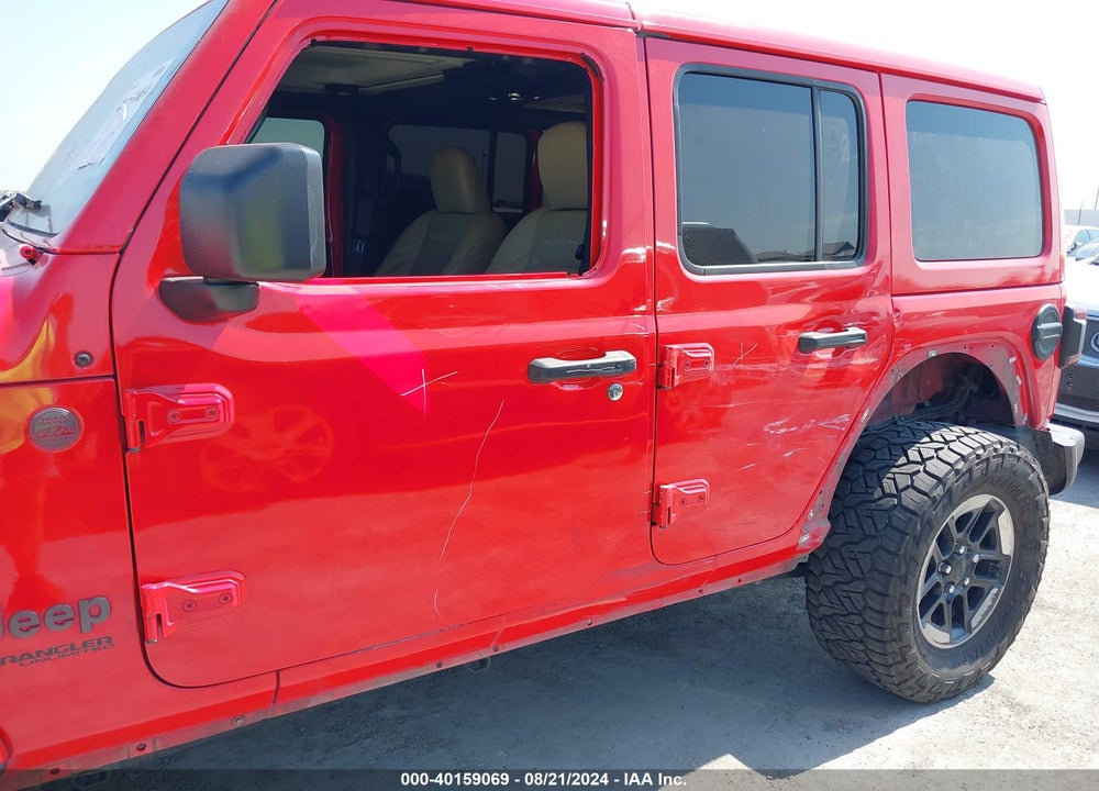 2019 JEEP WRANGLER UNLIMITED RUBICON 4X4 VIN: 1C4HJXFGXKW581309