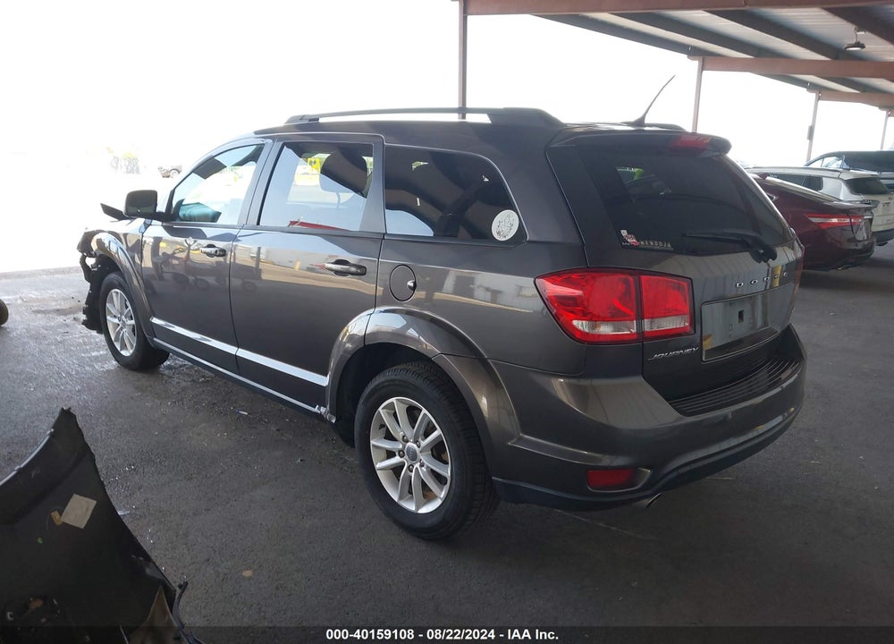 2016 DODGE JOURNEY SXT VIN: 3C4PDCBG7GT231389
