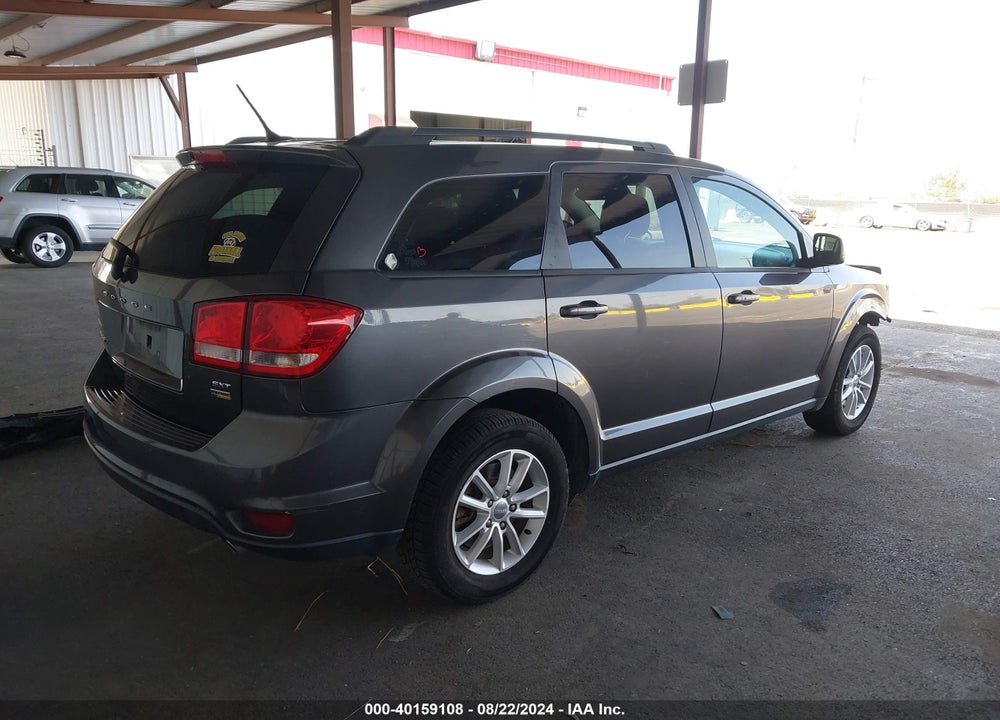2016 DODGE JOURNEY SXT VIN: 3C4PDCBG7GT231389