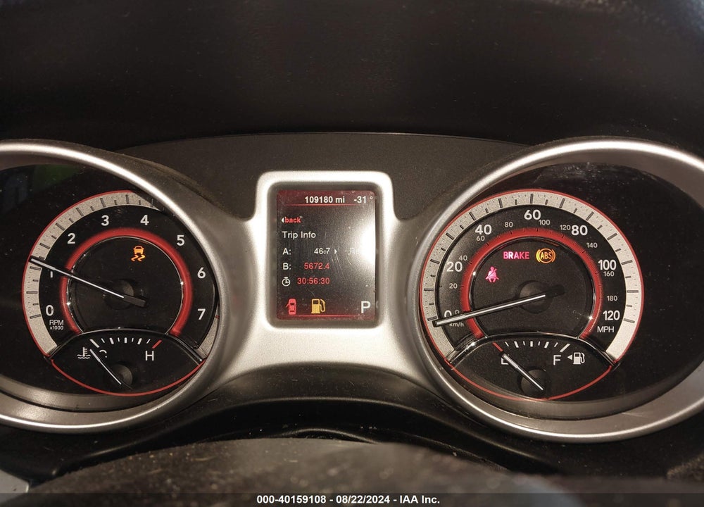 2016 DODGE JOURNEY SXT VIN: 3C4PDCBG7GT231389