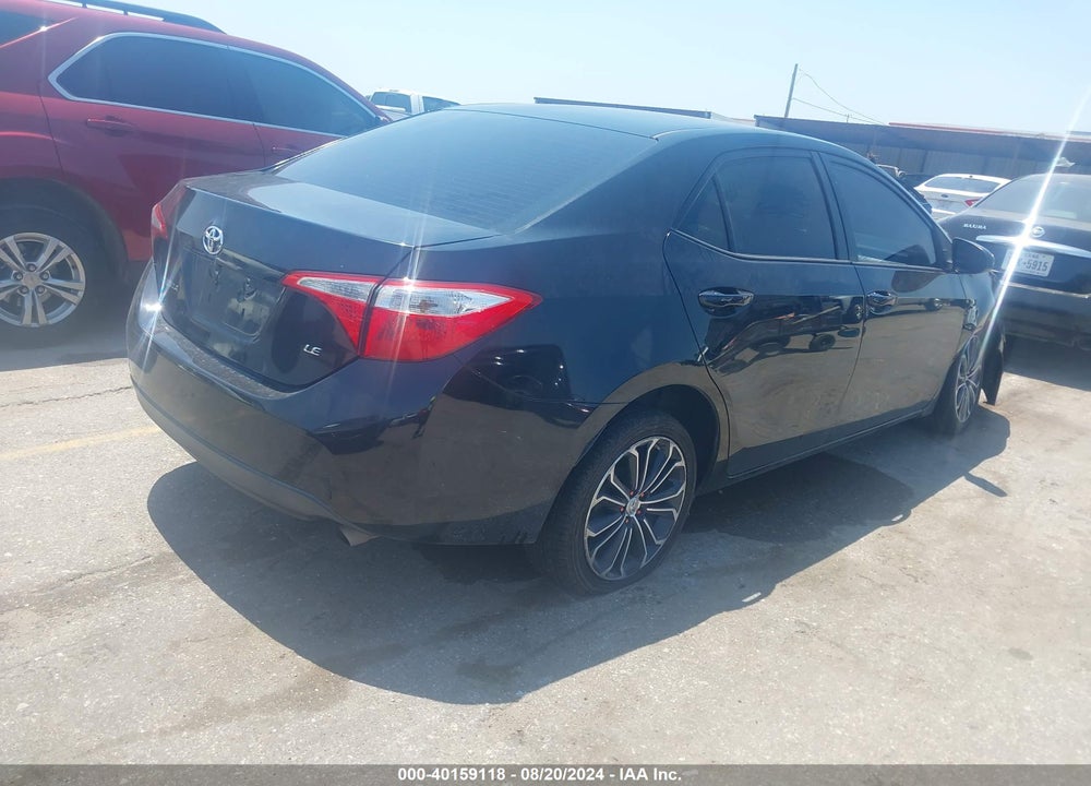 2015 TOYOTA COROLLA LE VIN: 5YFBURHE3FP242393