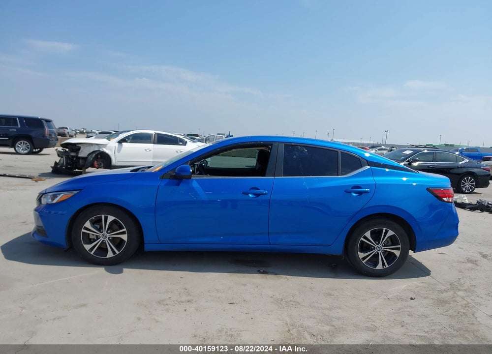 2022 NISSAN SENTRA SV XTRONIC CVT VIN: 3N1AB8CVXNY243609