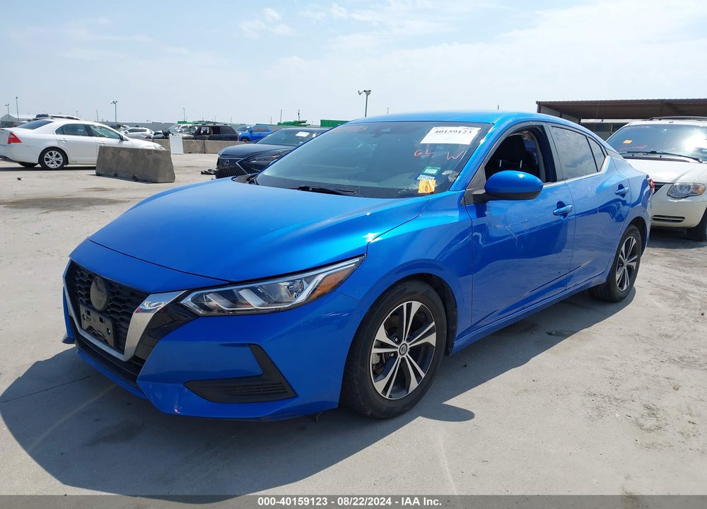 2022 NISSAN SENTRA SV XTRONIC CVT VIN: 3N1AB8CVXNY243609