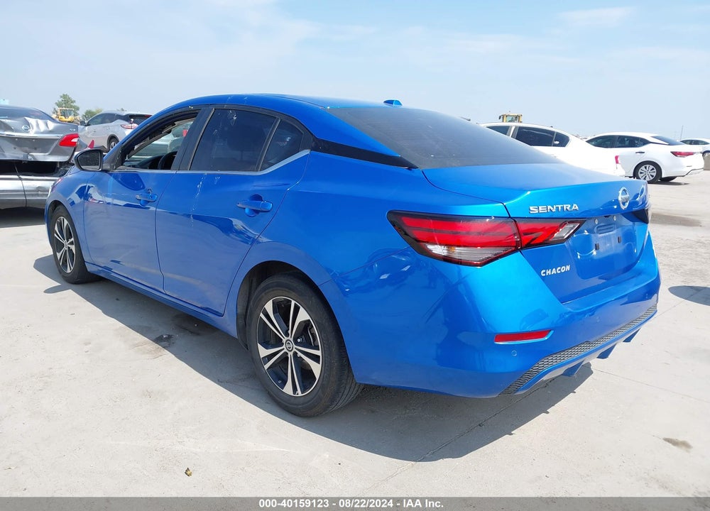 2022 NISSAN SENTRA SV XTRONIC CVT VIN: 3N1AB8CVXNY243609