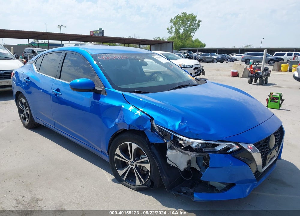 2022 NISSAN SENTRA SV XTRONIC CVT VIN: 3N1AB8CVXNY243609