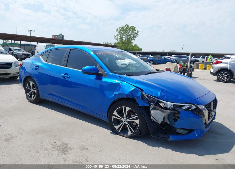 2022 NISSAN SENTRA SV XTRONIC CVT VIN: 3N1AB8CVXNY243609