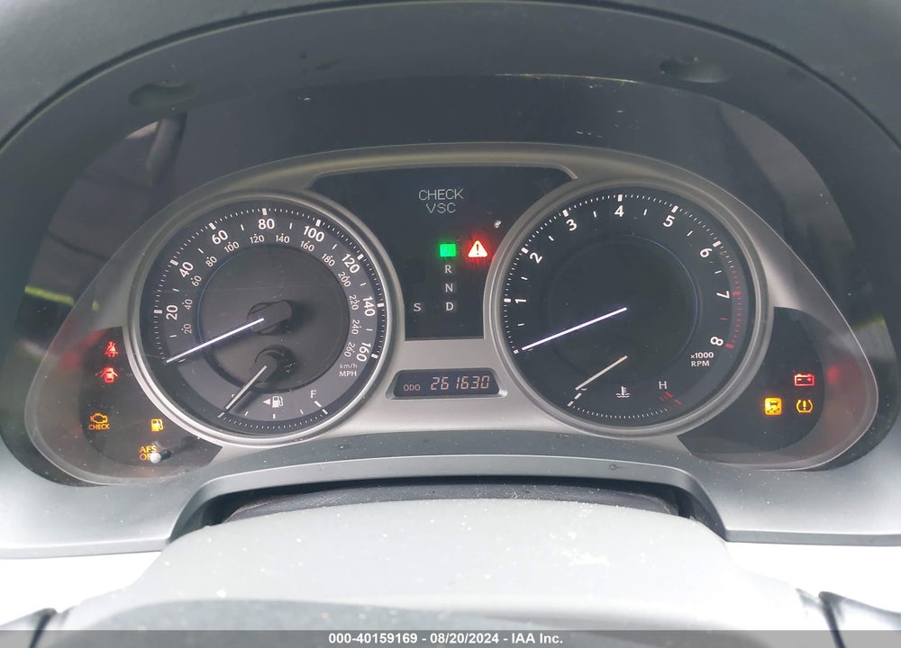 2007 LEXUS IS 250 VIN: JTHCK262275008074