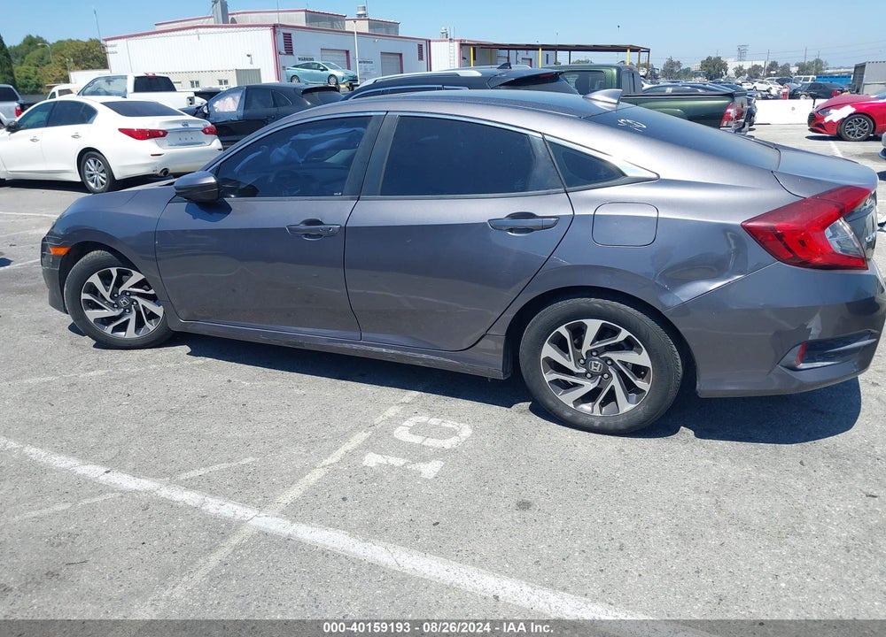 2018 HONDA CIVIC EX VIN: 2HGFC2F7XJH502224