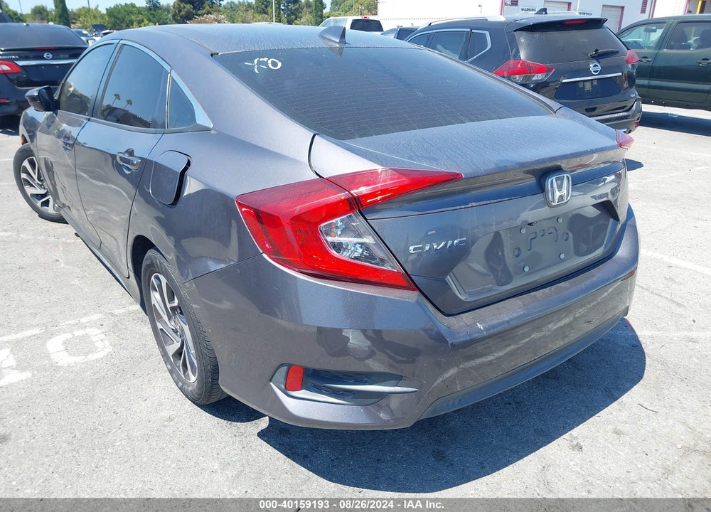 2018 HONDA CIVIC EX VIN: 2HGFC2F7XJH502224