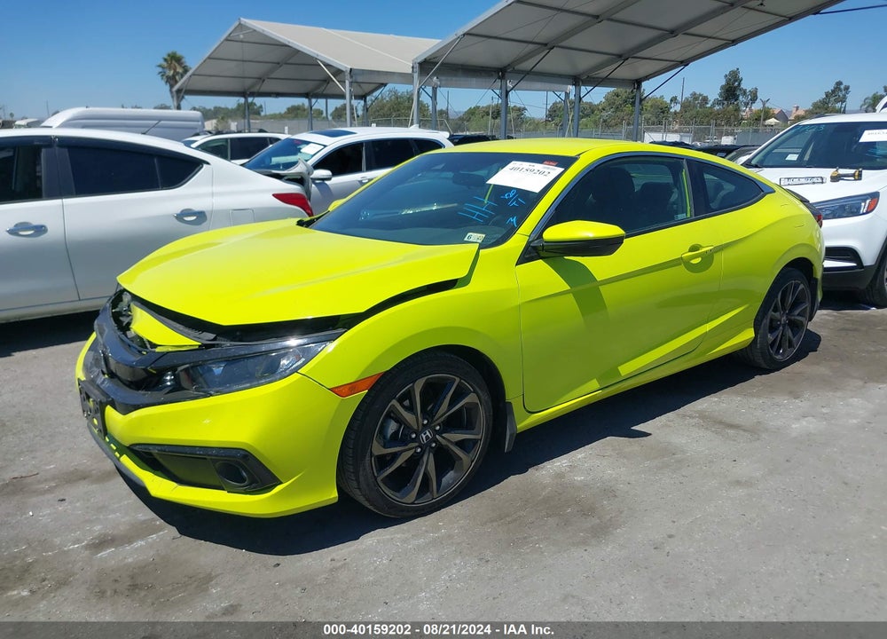 2019 HONDA CIVIC SPORT VIN: 2HGFC4B81KH300707
