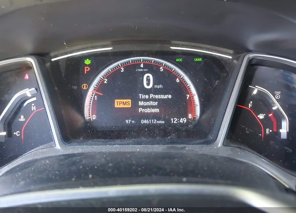 2019 HONDA CIVIC SPORT VIN: 2HGFC4B81KH300707