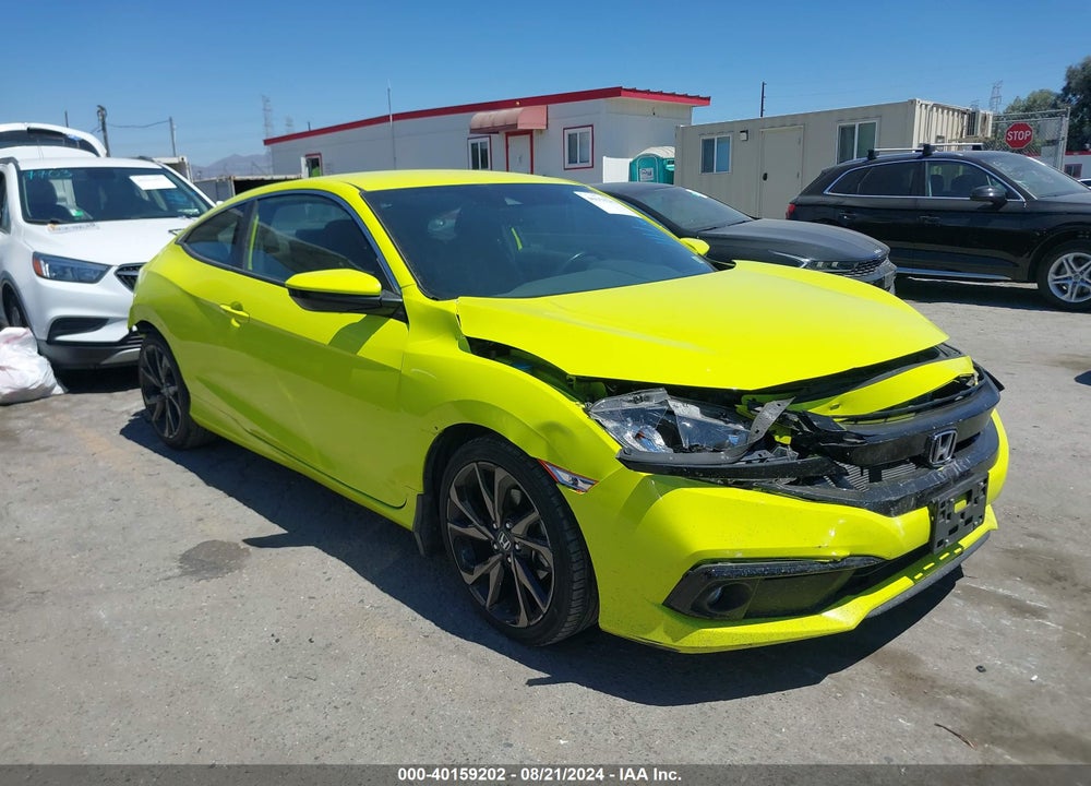 2019 HONDA CIVIC SPORT VIN: 2HGFC4B81KH300707