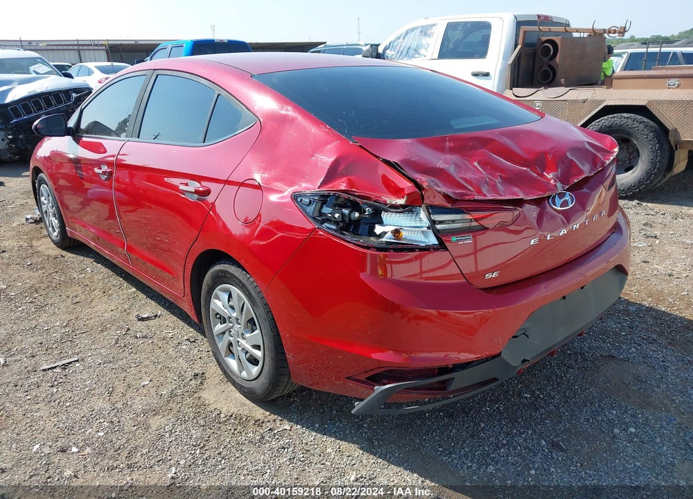 2019 HYUNDAI ELANTRA SE VIN: KMHD74LF8KU777781