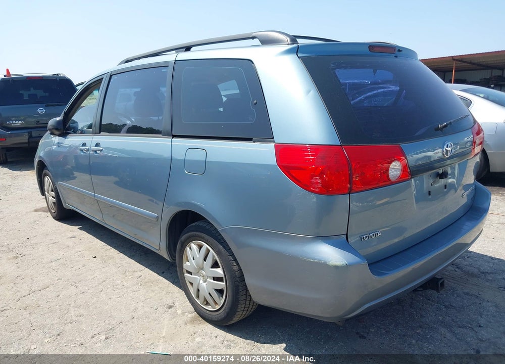 2008 TOYOTA SIENNA CE VIN: 5TDZK23C08S199014