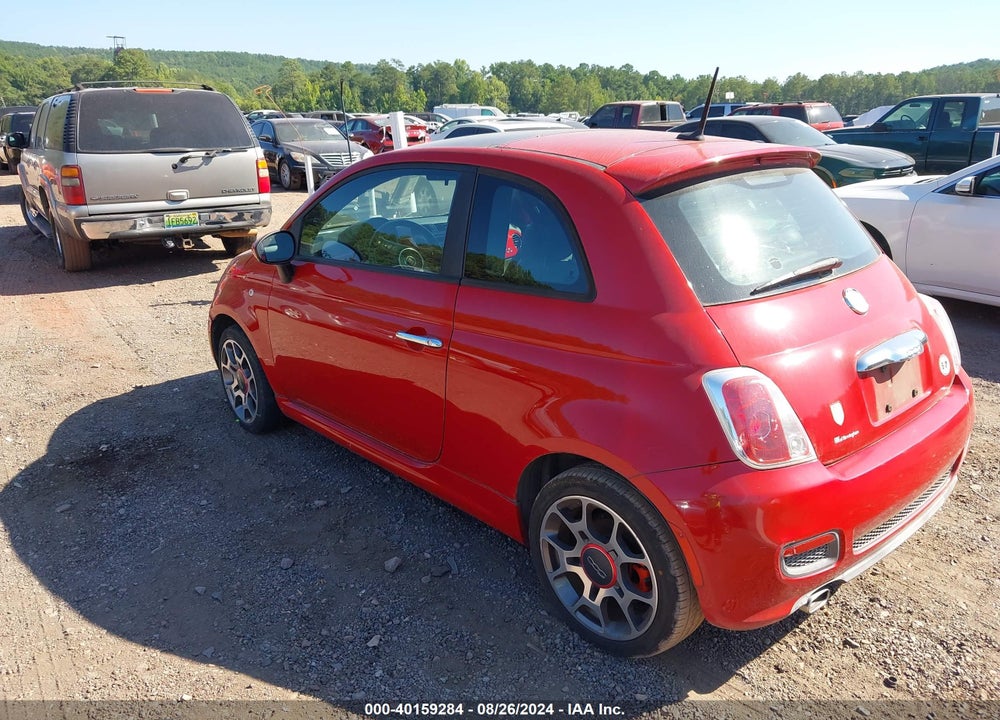 2012 FIAT 500 SPORT VIN: 3C3CFFBR3CT113477
