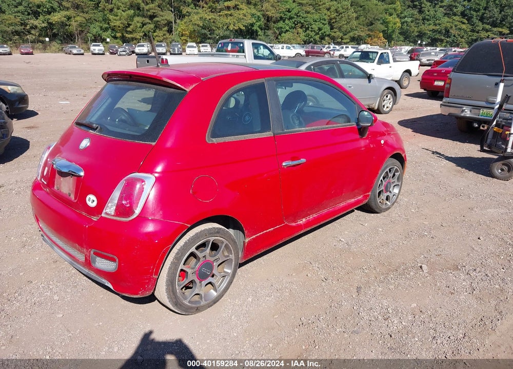 2012 FIAT 500 SPORT VIN: 3C3CFFBR3CT113477
