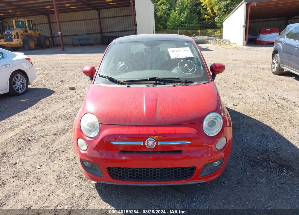 2012 FIAT 500 SPORT VIN: 3C3CFFBR3CT113477