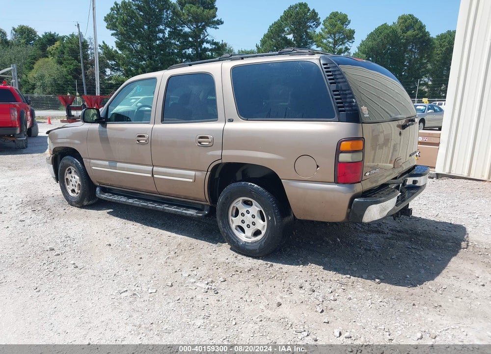 2004 CHEVROLET TAHOE LT VIN: 1GNEC13ZX4R126968
