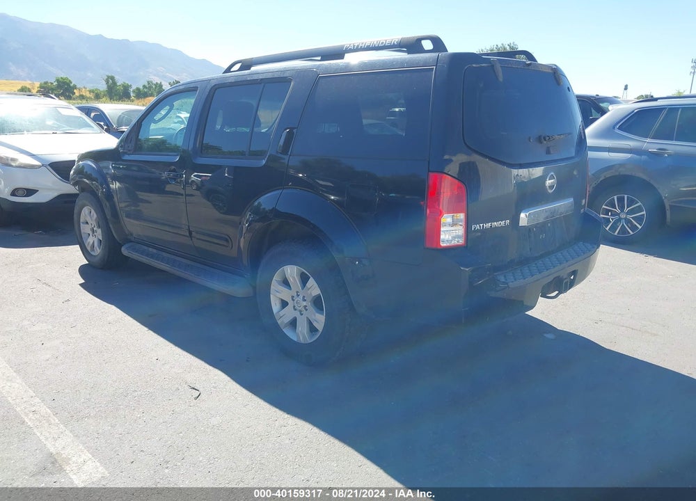 2006 NISSAN PATHFINDER LE VIN: 5N1AR18W06C657747