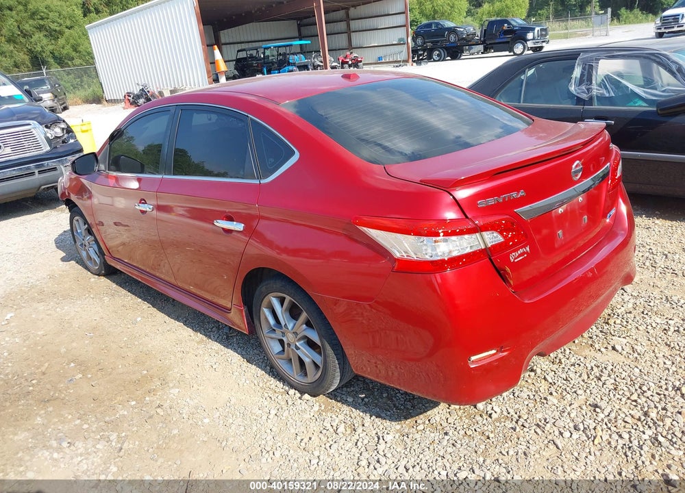 2014 NISSAN SENTRA SR VIN: 3N1AB7AP2EL625600