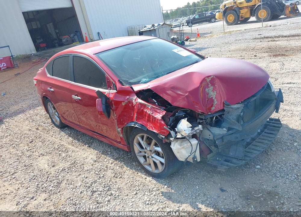 2014 NISSAN SENTRA SR VIN: 3N1AB7AP2EL625600