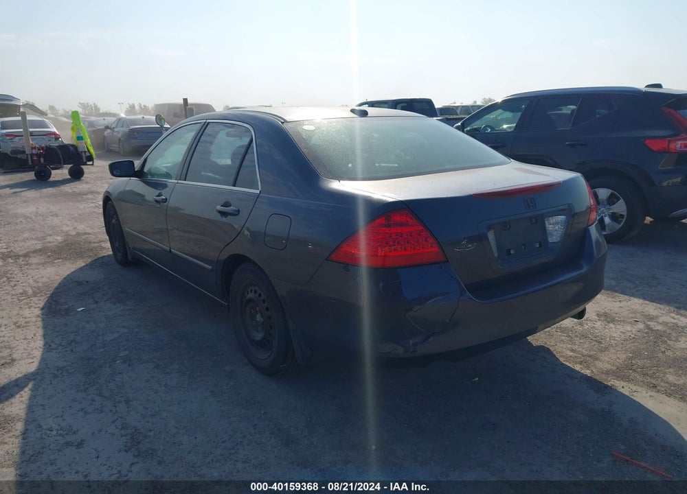 2007 HONDA ACCORD 2.4 EX VIN: 1HGCM56897A180256