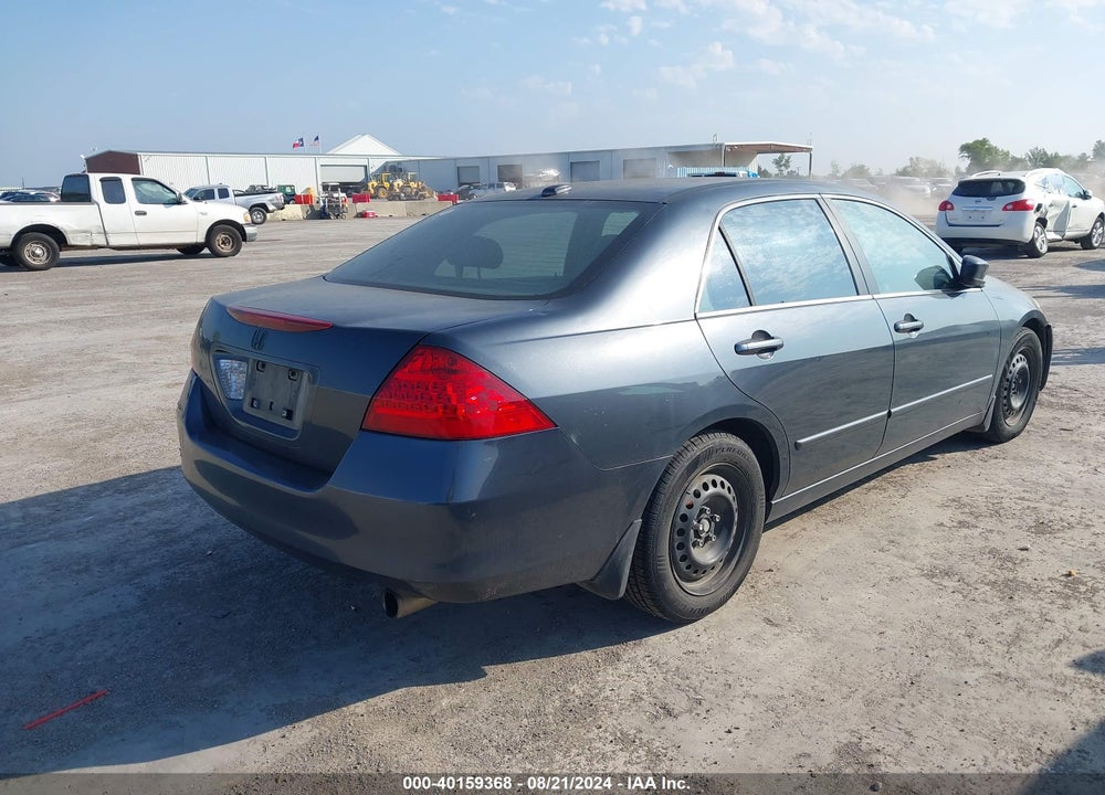 2007 HONDA ACCORD 2.4 EX VIN: 1HGCM56897A180256