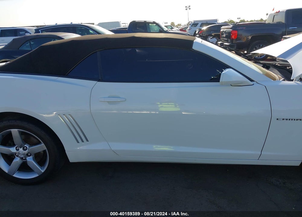 2012 CHEVROLET CAMARO 2LT VIN: 2G1FC3D39C9147895