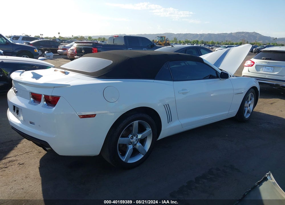 2012 CHEVROLET CAMARO 2LT VIN: 2G1FC3D39C9147895