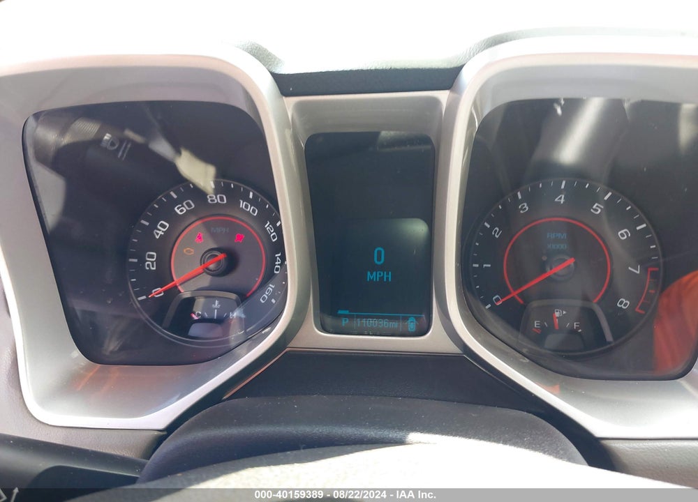 2012 CHEVROLET CAMARO 2LT VIN: 2G1FC3D39C9147895