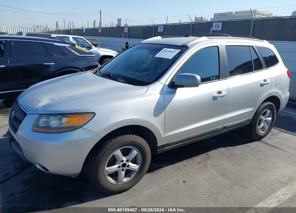 2007 HYUNDAI SANTA FE GLS VIN: 5NMSG13D37H089632