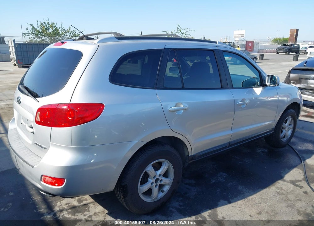 2007 HYUNDAI SANTA FE GLS VIN: 5NMSG13D37H089632