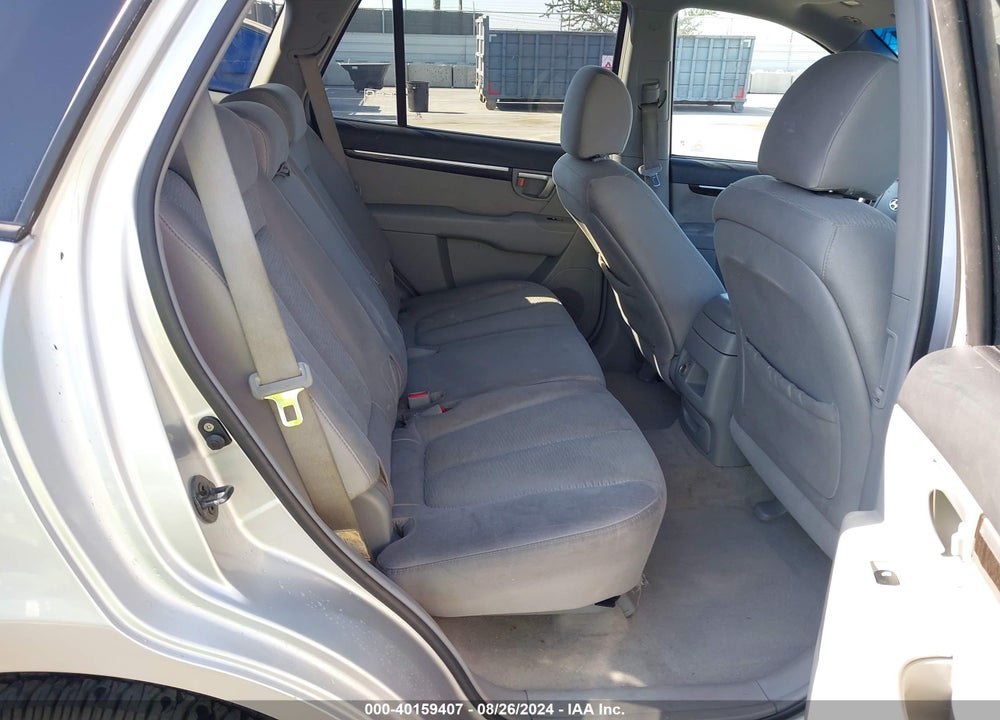 2007 HYUNDAI SANTA FE GLS VIN: 5NMSG13D37H089632
