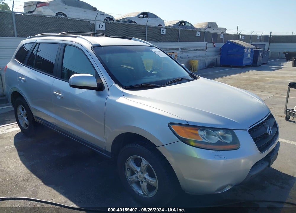2007 HYUNDAI SANTA FE GLS VIN: 5NMSG13D37H089632