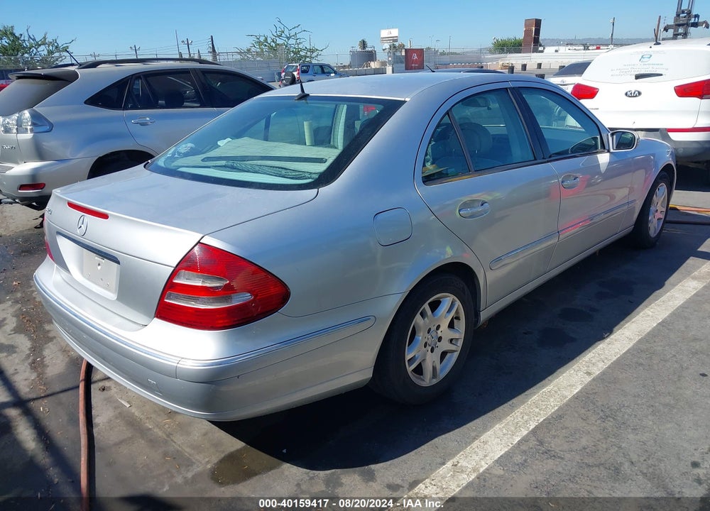 2005 MERCEDES-BENZ E 320 VIN: WDBUF65J85A709554