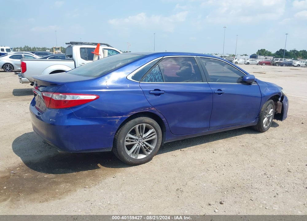 2015 TOYOTA CAMRY SE VIN: 4T1BF1FK3FU926346