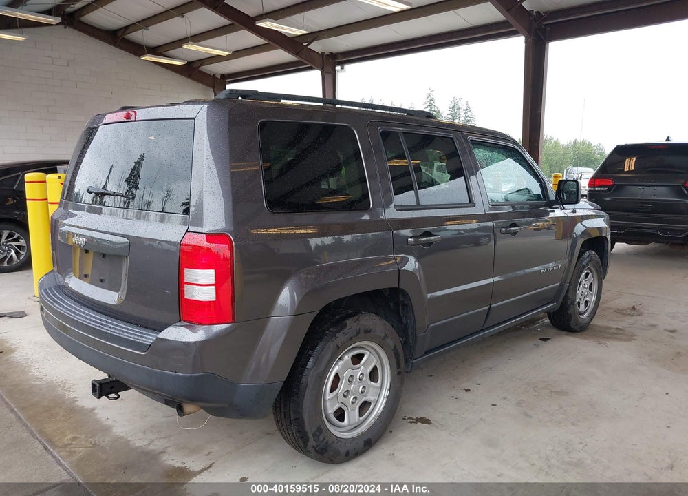 2017 JEEP PATRIOT SPORT FWD VIN: 1C4NJPBA0HD208918