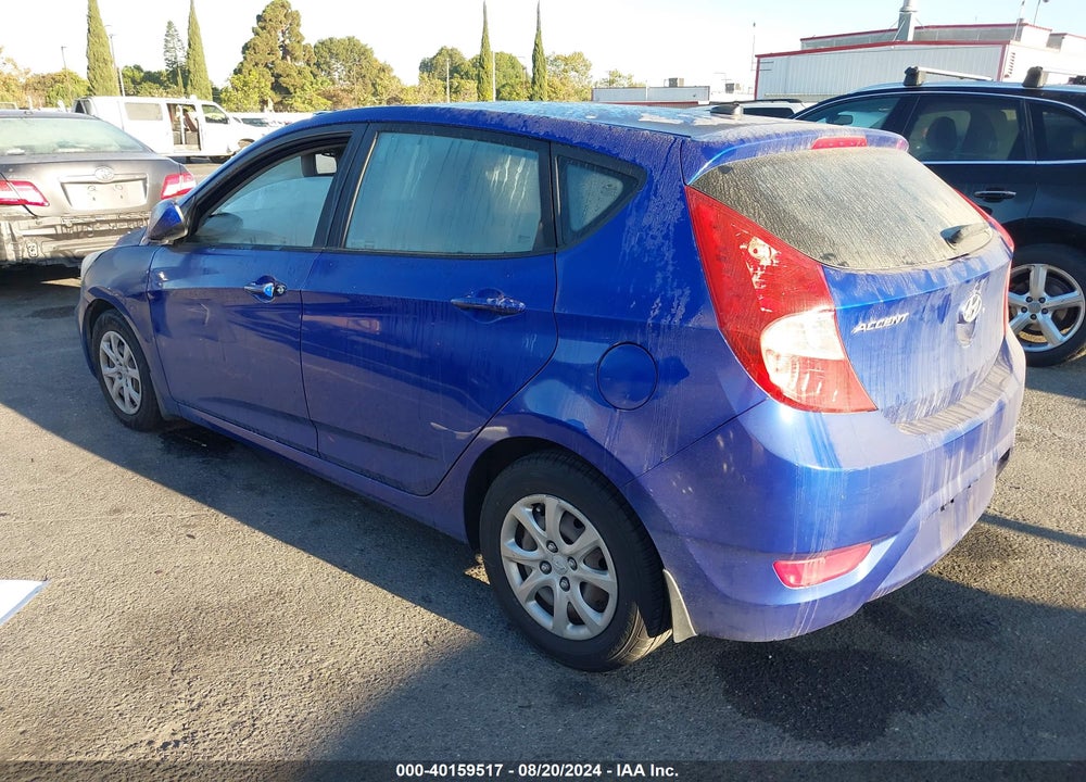 2013 HYUNDAI ACCENT GS VIN: KMHCT5AE7DU111618