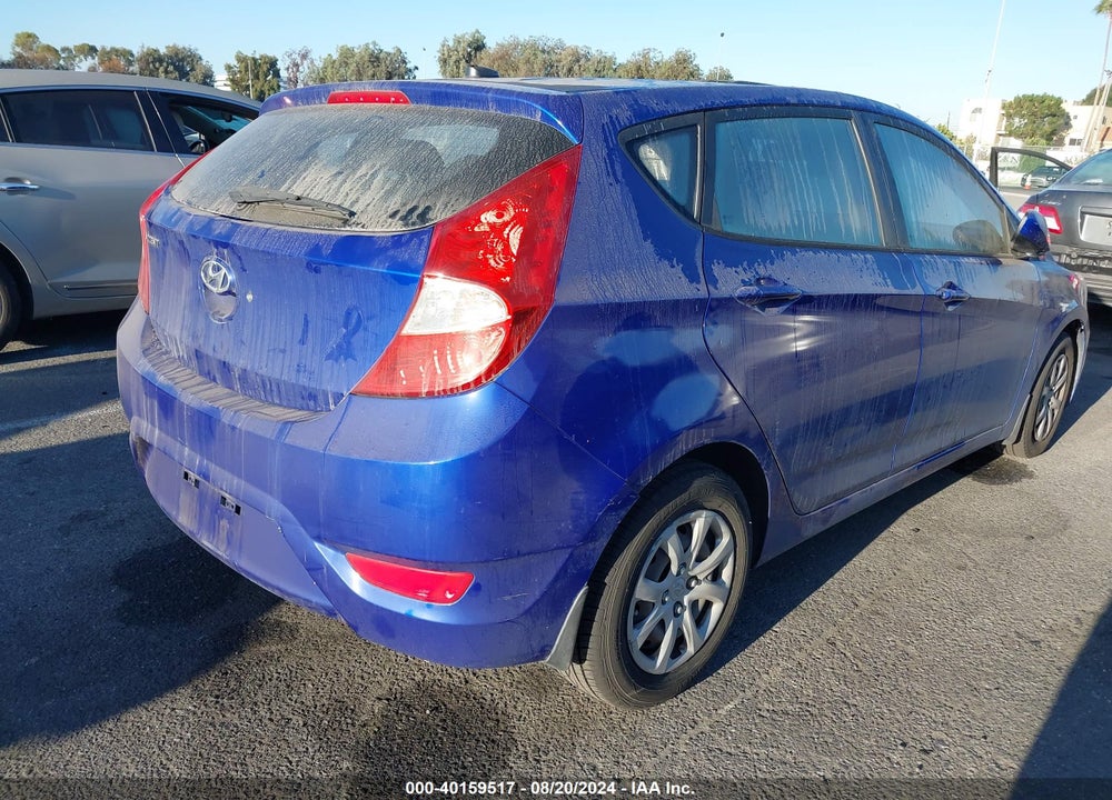 2013 HYUNDAI ACCENT GS VIN: KMHCT5AE7DU111618
