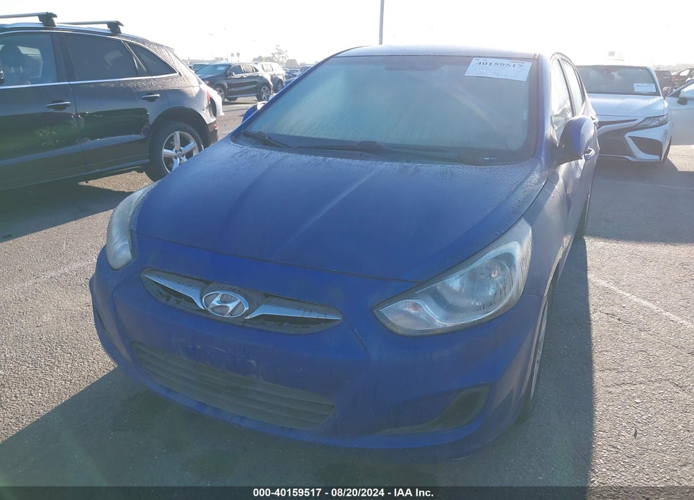 2013 HYUNDAI ACCENT GS VIN: KMHCT5AE7DU111618