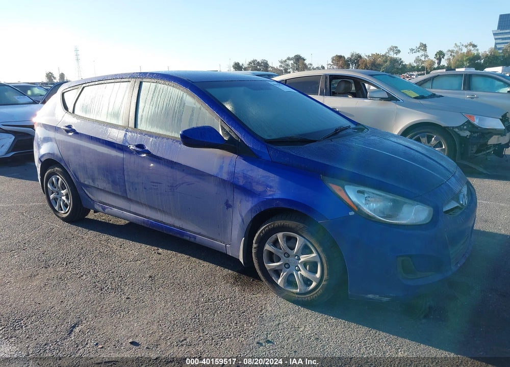 2013 HYUNDAI ACCENT GS VIN: KMHCT5AE7DU111618