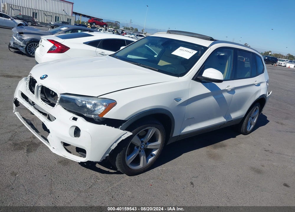 2017 BMW X3 SDRIVE28I VIN: 5UXWZ7C34H0X42670