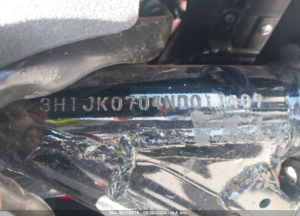 2022 HONDA NVA110 B VIN: 3H1JK0704ND011409