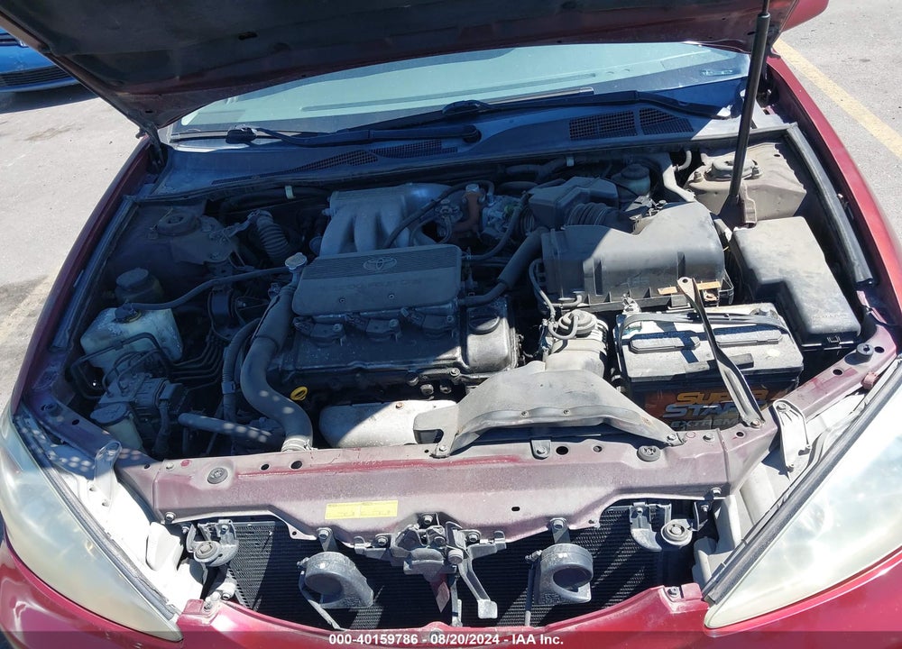2002 TOYOTA CAMRY LE V6 VIN: 4T1BF32K72U012113