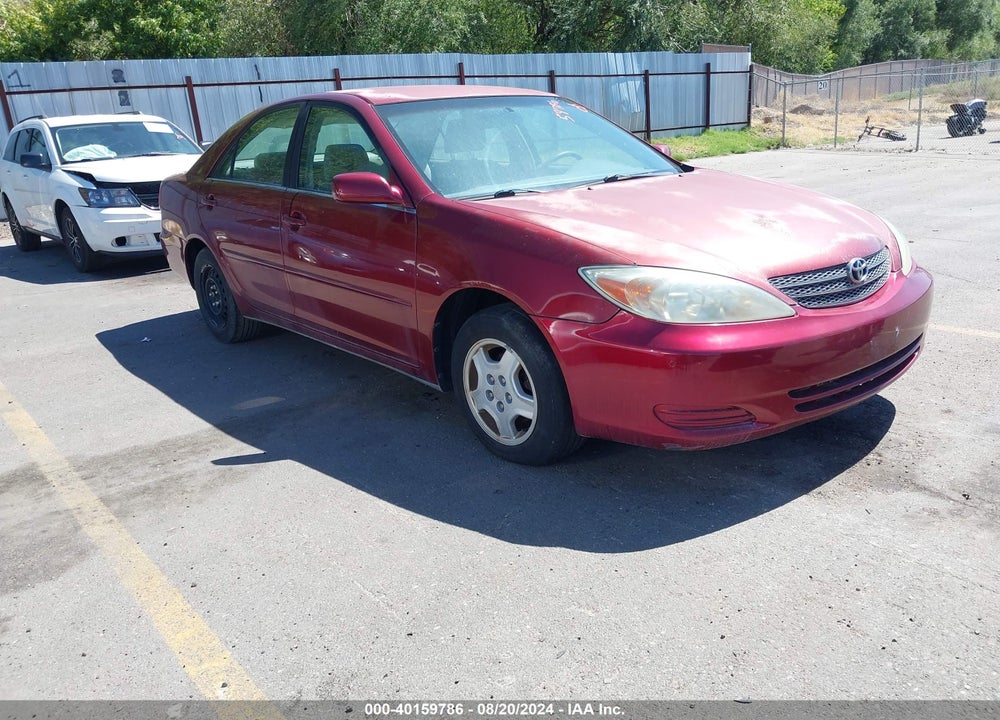 2002 TOYOTA CAMRY LE V6 VIN: 4T1BF32K72U012113