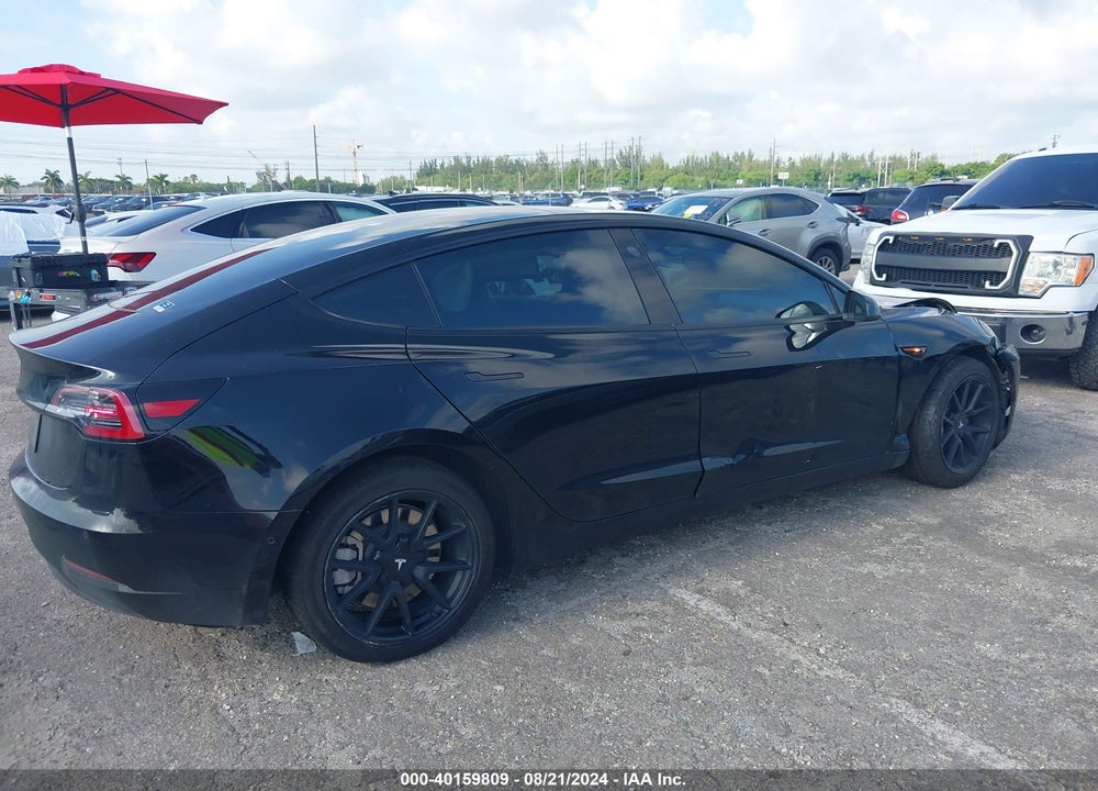 2021 TESLA MODEL 3 STANDARD RANGE PLUS REAR-WHEEL DRIVE VIN: 5YJ3E1EA5MF857556