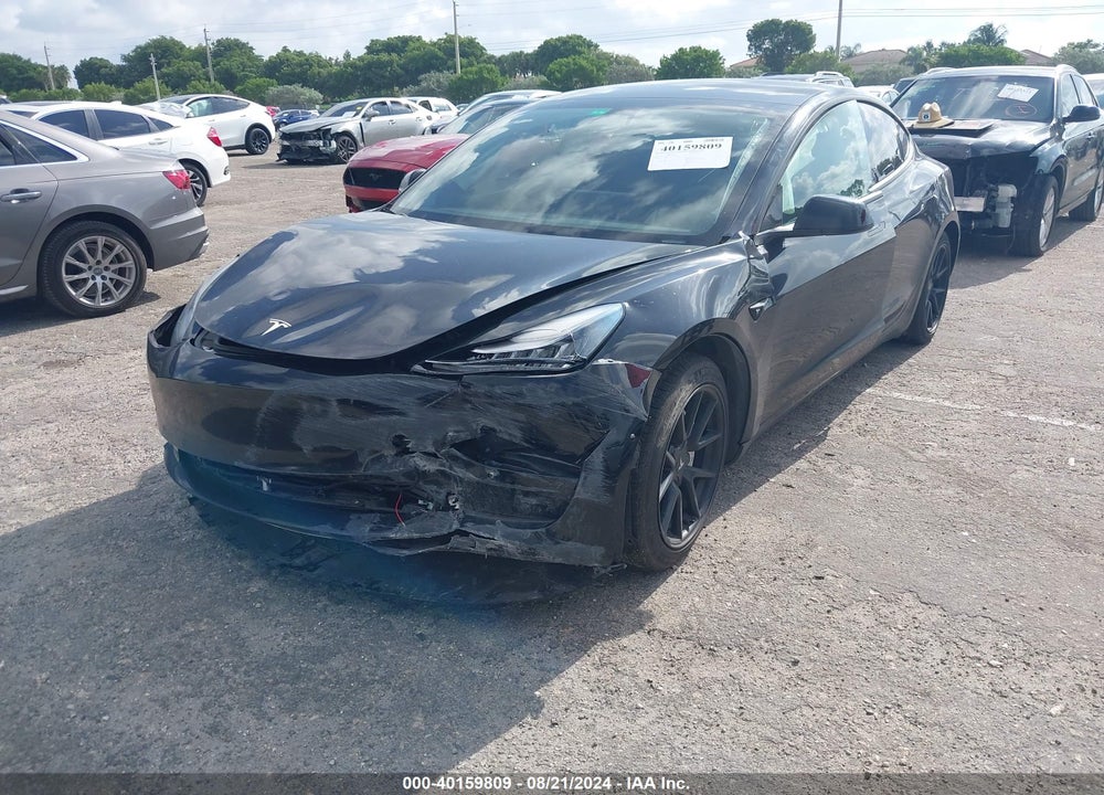 2021 TESLA MODEL 3 STANDARD RANGE PLUS REAR-WHEEL DRIVE VIN: 5YJ3E1EA5MF857556